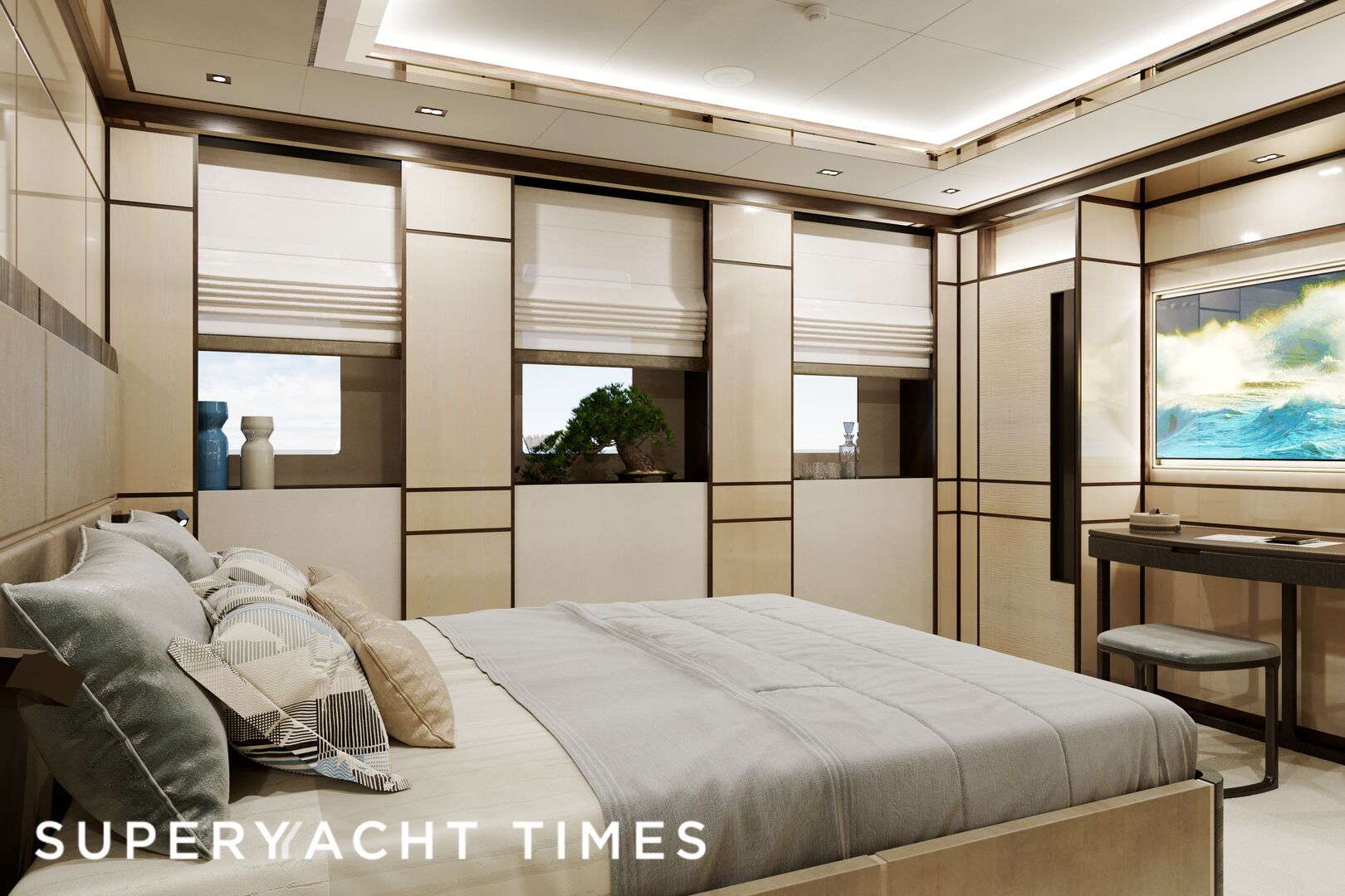 Gemini yacht interior design
