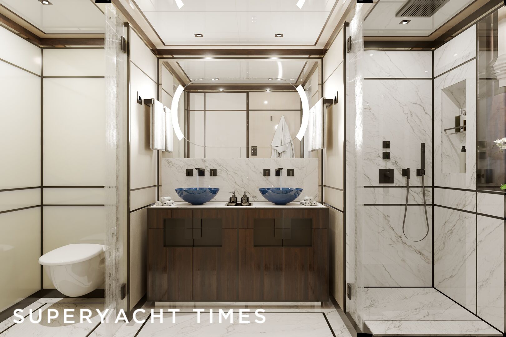 Gemini yacht interior design
