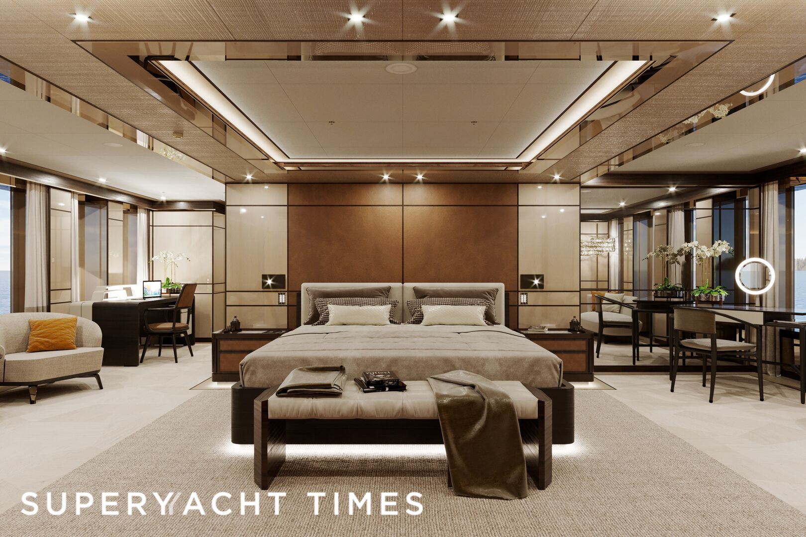 Gemini yacht interior design