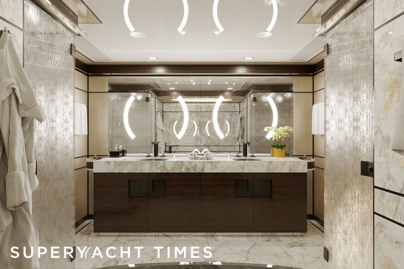 Gemini yacht interior design