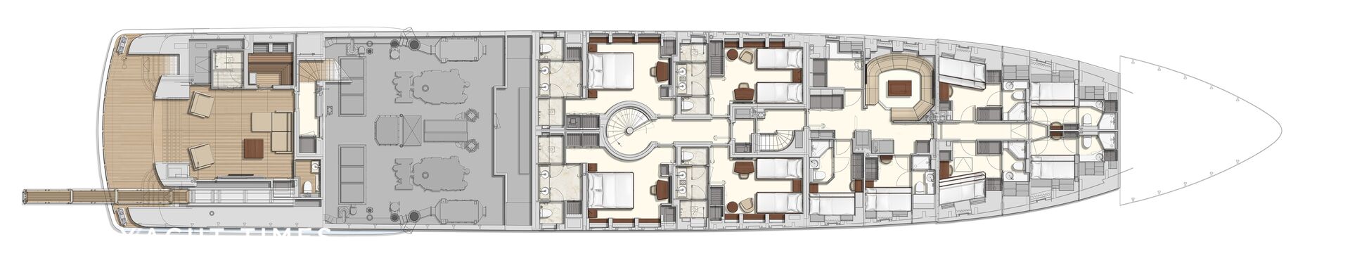 Gemini yacht General Arrangement plan