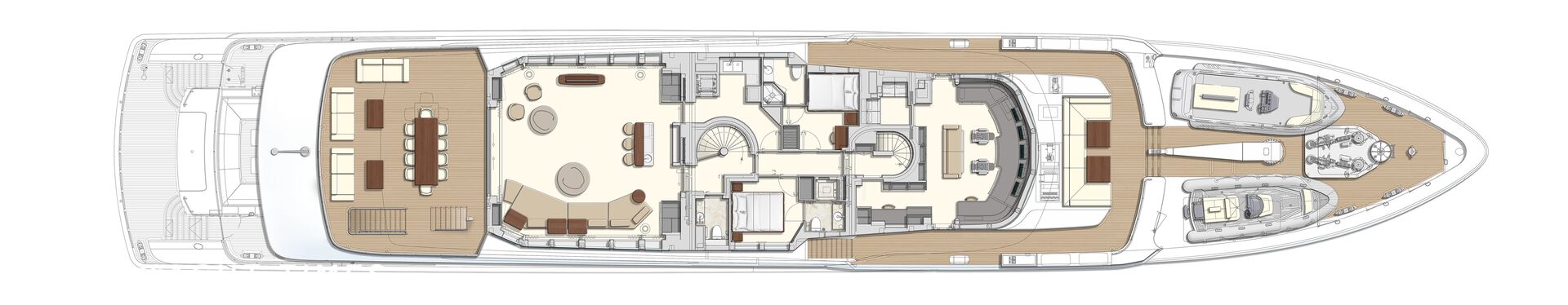 Gemini yacht General Arrangement plan