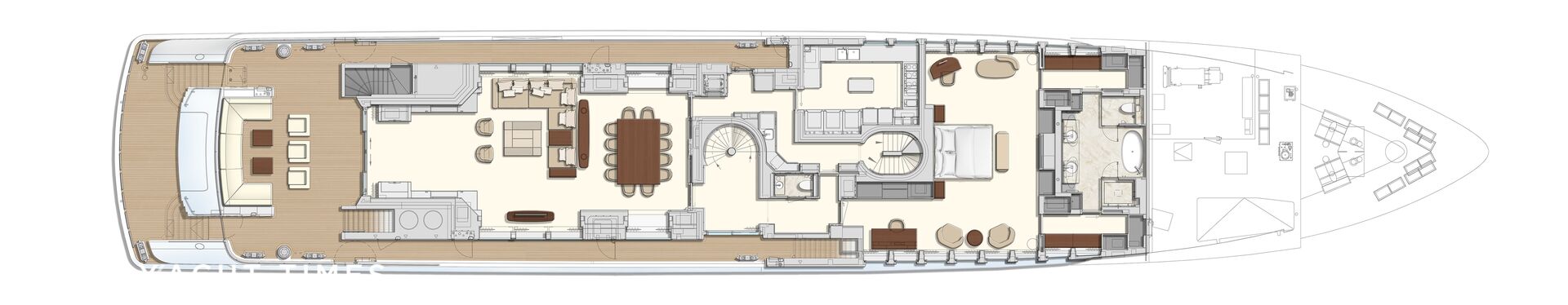 Gemini yacht General Arrangement plan