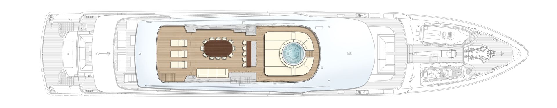 Gemini yacht General Arrangement plan