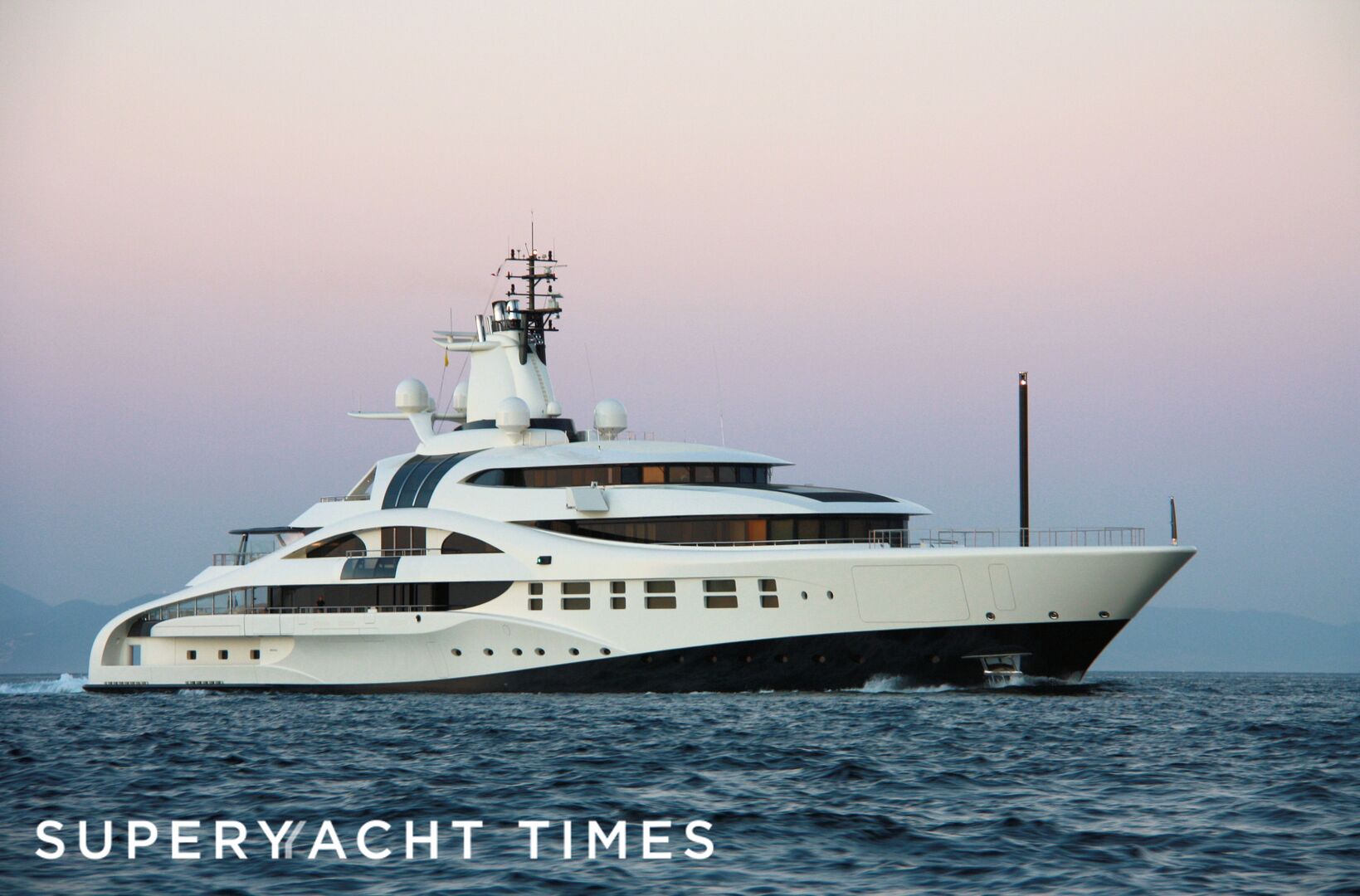 Palladium yacht arriving in Gibraltar