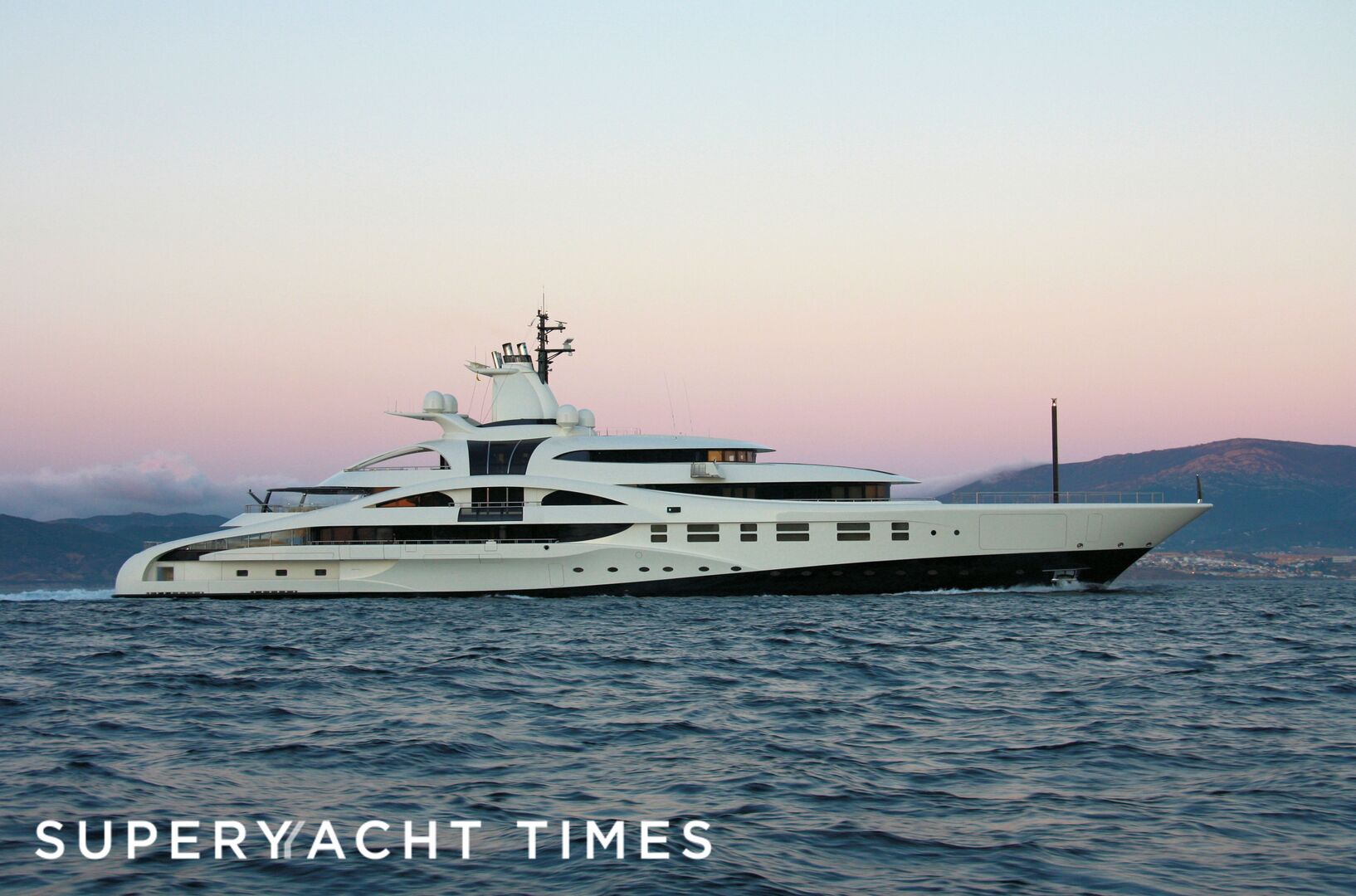 Palladium yacht arriving in Gibraltar