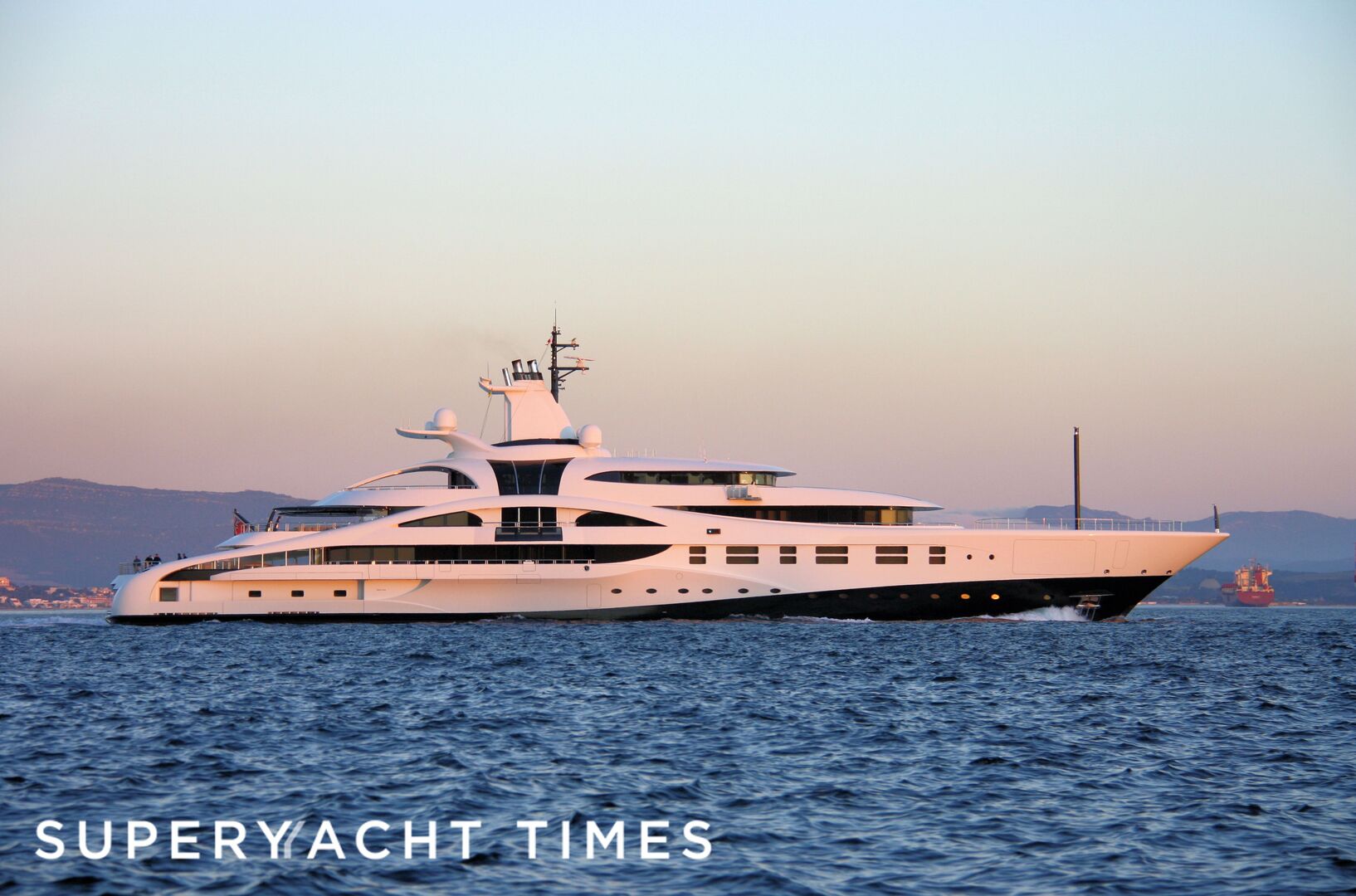 Palladium yacht arriving in Gibraltar