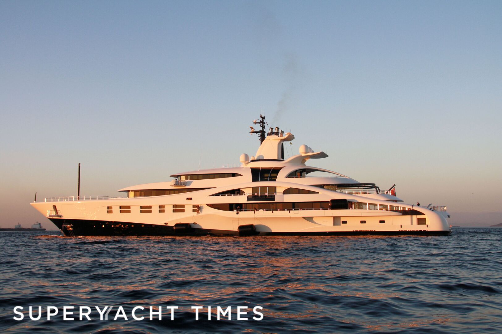 Palladium yacht arriving in Gibraltar