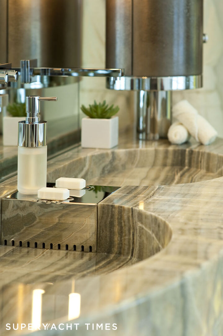 Palladium yacht bathroom