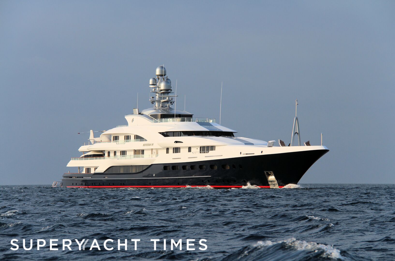 Attessa IV cruising off Gibraltar