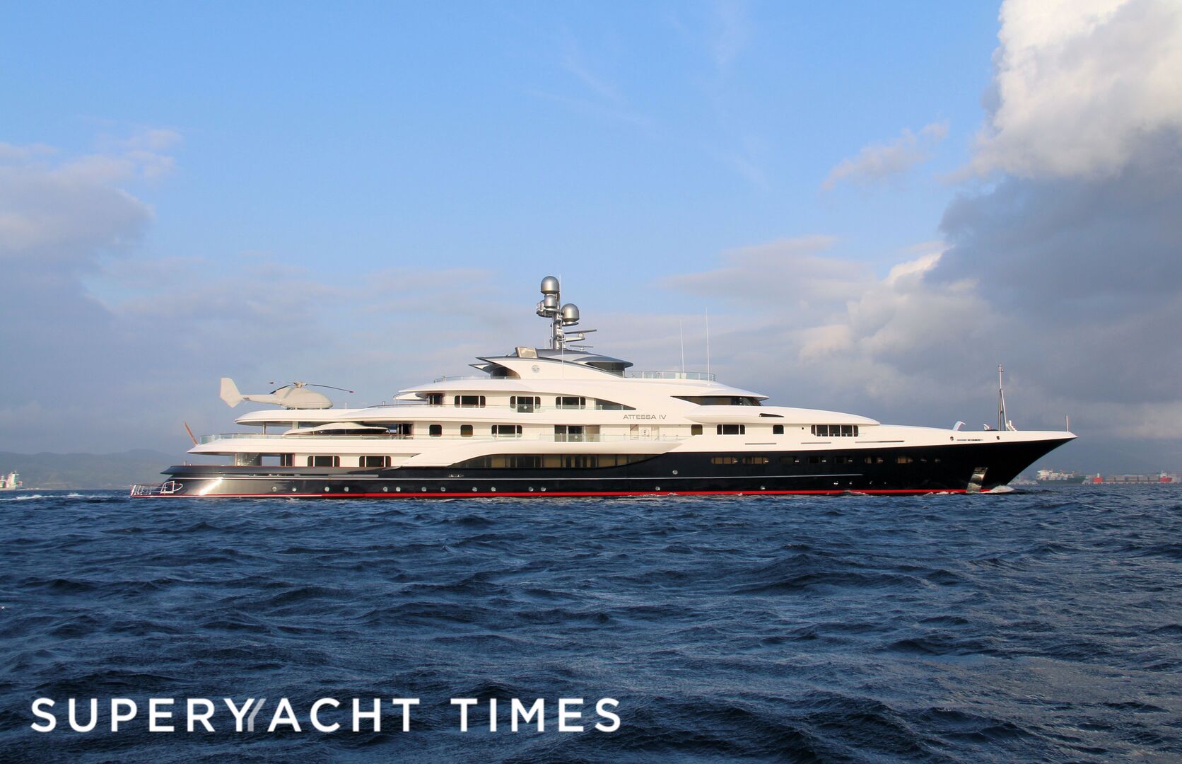 Attessa IV cruising off Gibraltar