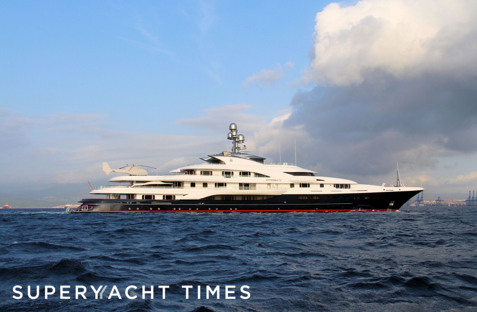 Attessa IV cruising off Gibraltar