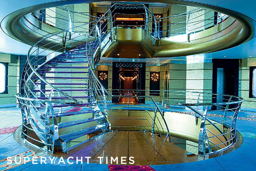 Dubai yacht hall & staircase
