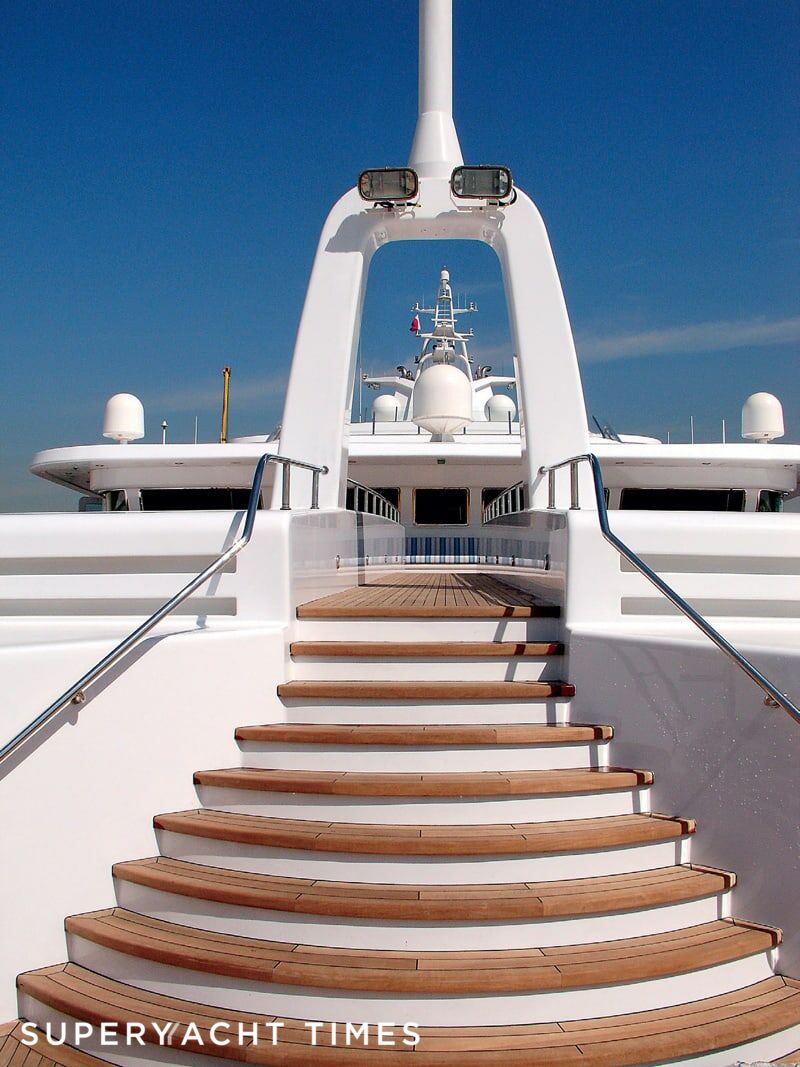 Dubai yacht deck