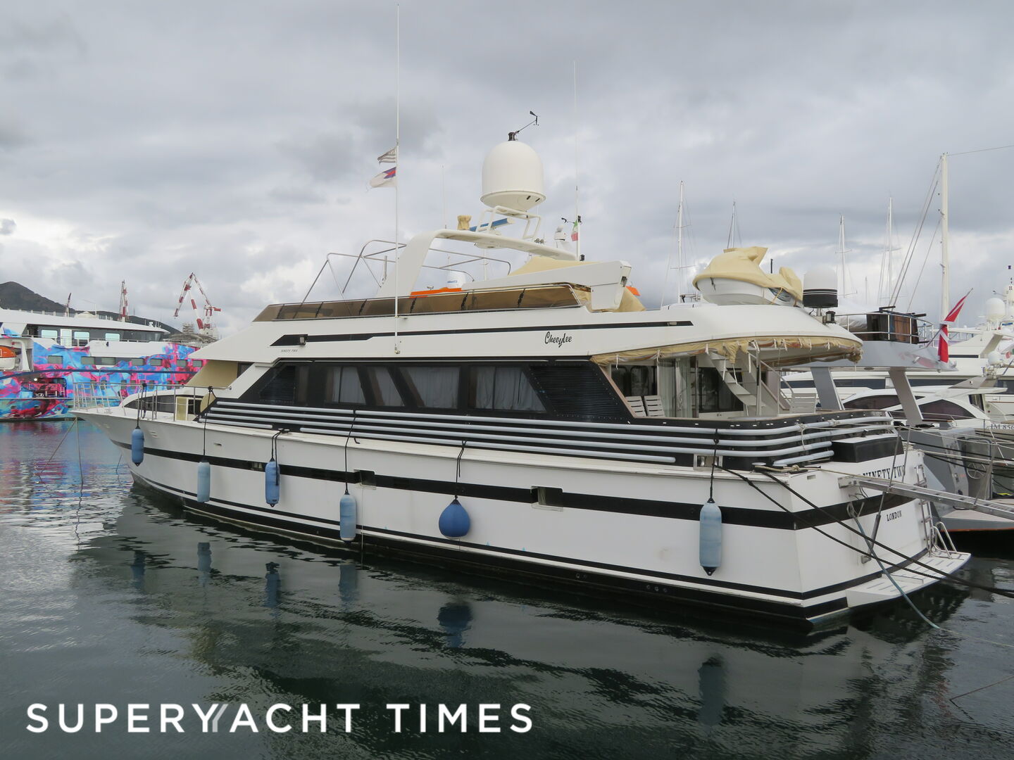 Ninety Two yacht at Marina Genova