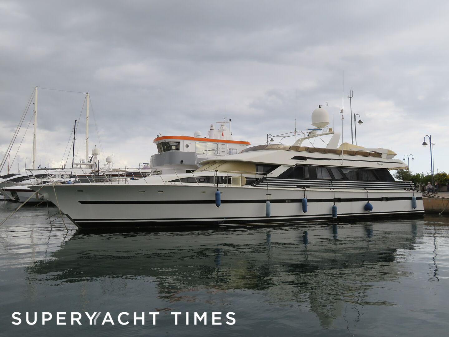 Ninety Two yacht at Marina Genova