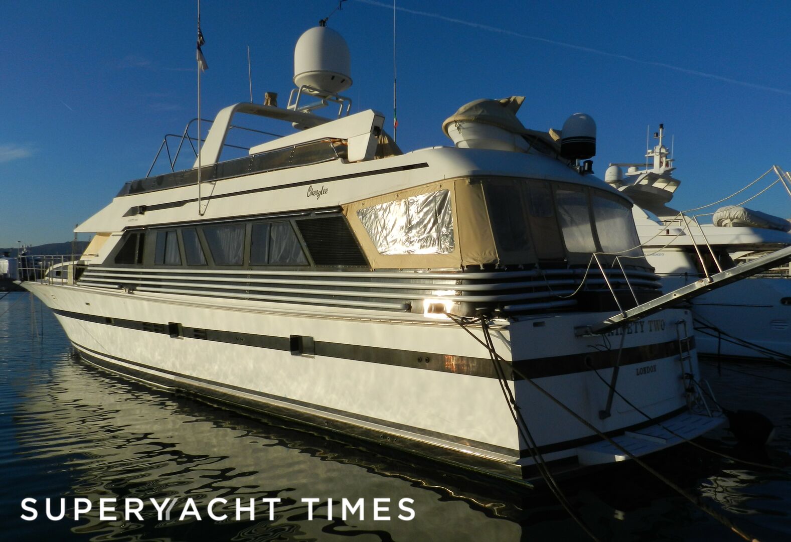 Ninety Two yacht at Marina Genova