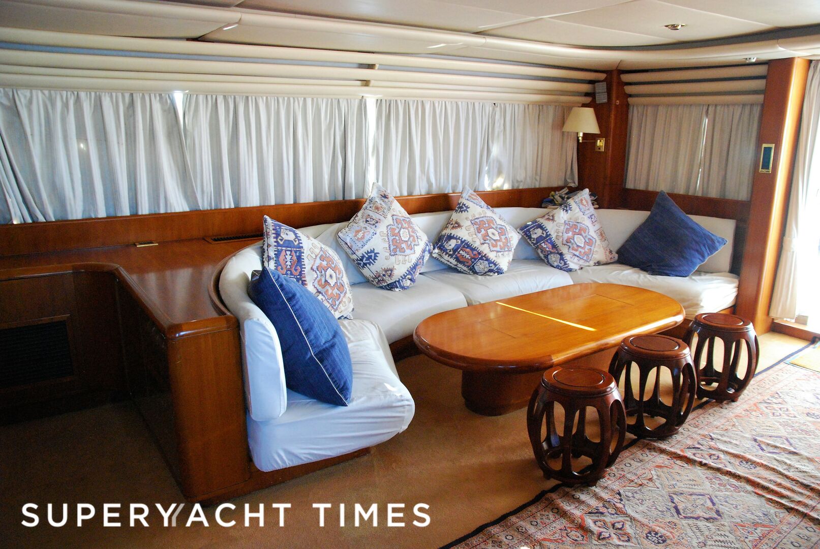 Ninety Two yacht saloon
