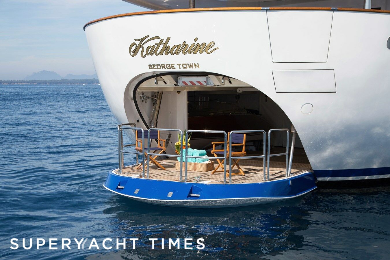 Onboard 61m CRN superyacht Katharine showcasing a chateau-inspired