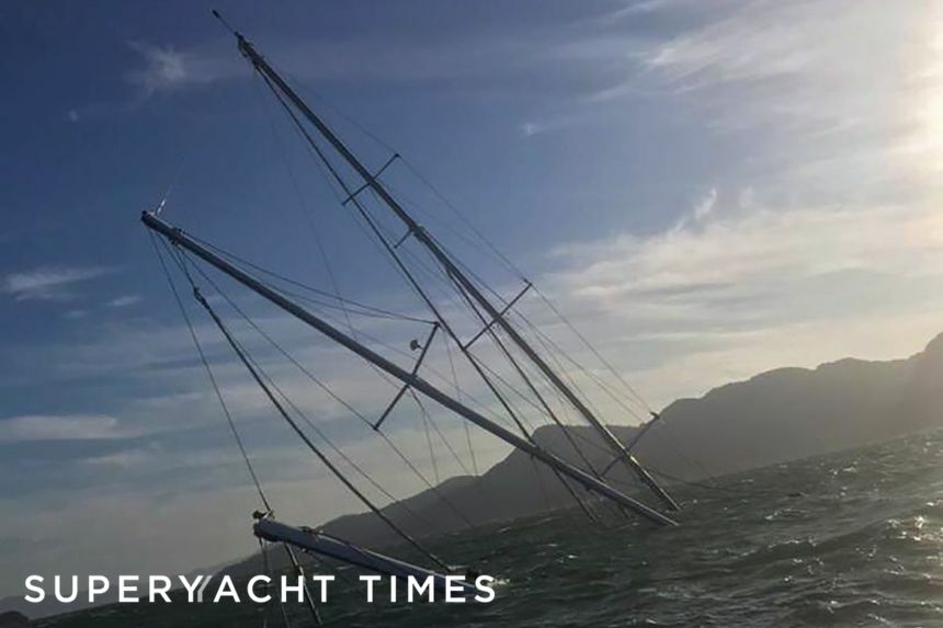 75m sailing yacht Enigma sinks near Langkawi