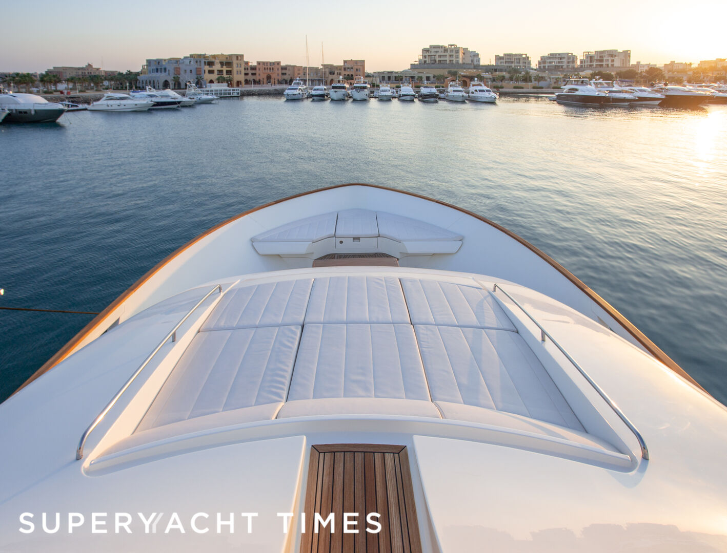 Mira yacht foredeck