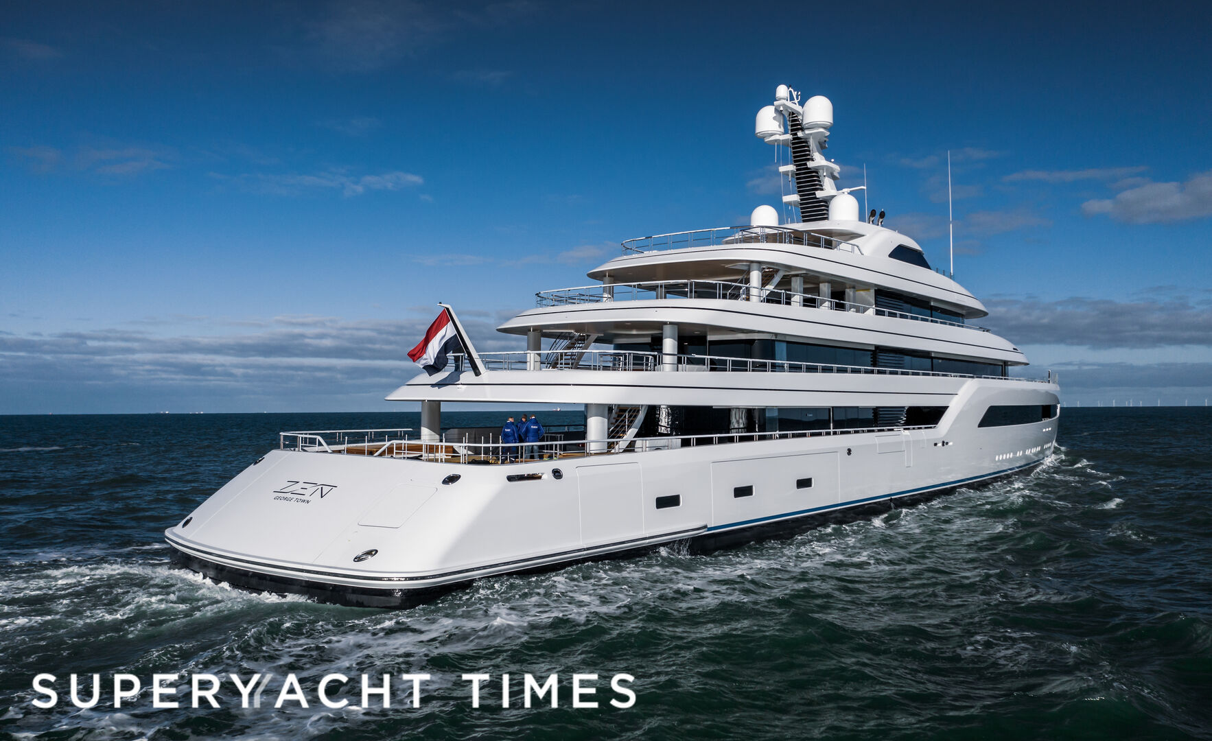 Zen yacht by Feadship sea trials