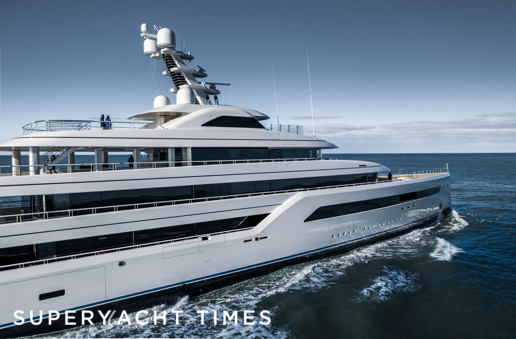 Zen yacht by Feadship sea trials