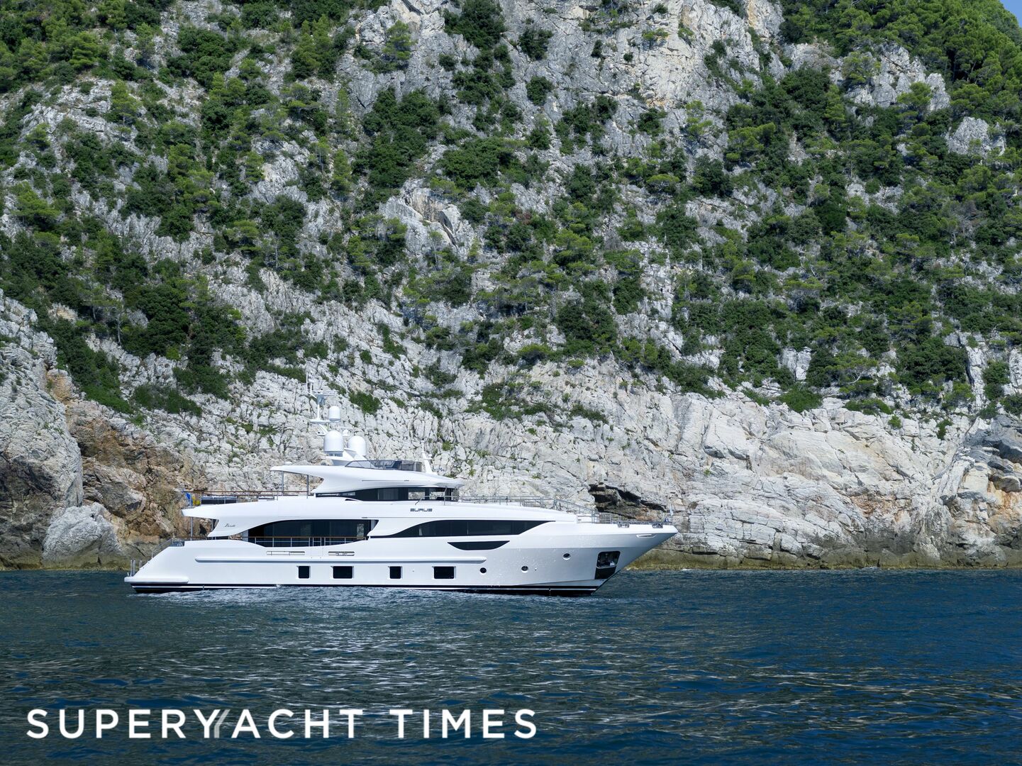 Eurus yacht anchored