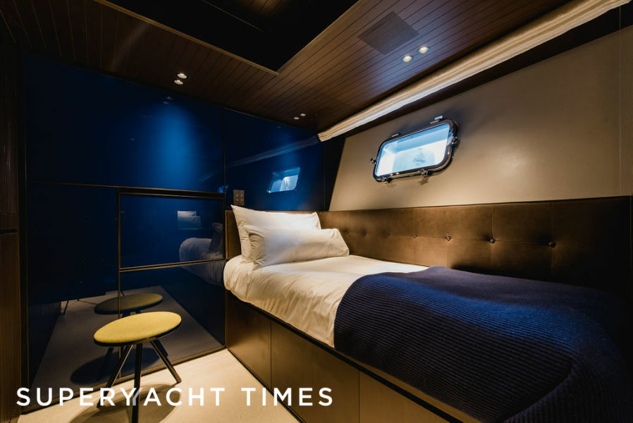 Zazzazu II yacht stateroom
