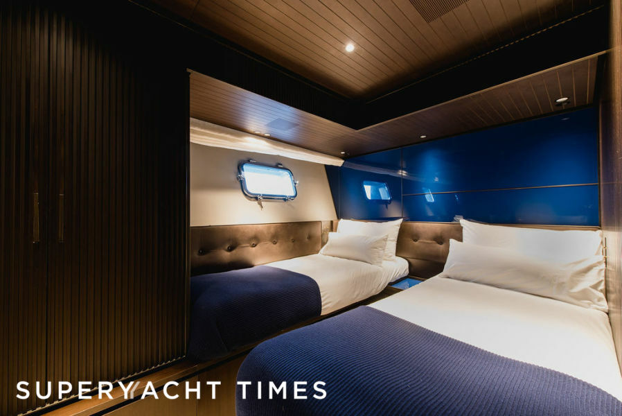 Zazzazu II yacht stateroom