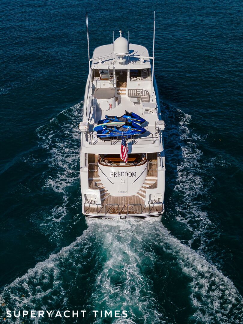 New owner for 34m Westport superyacht Freedom