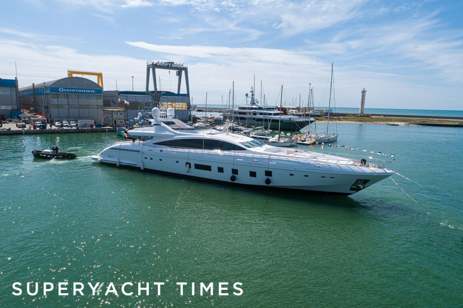 Mangusta 165/14  yacht launch in Viareggio 