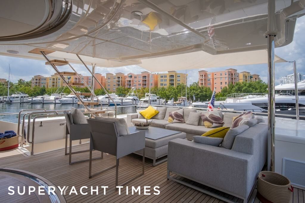 Dieval yacht aft deck 
