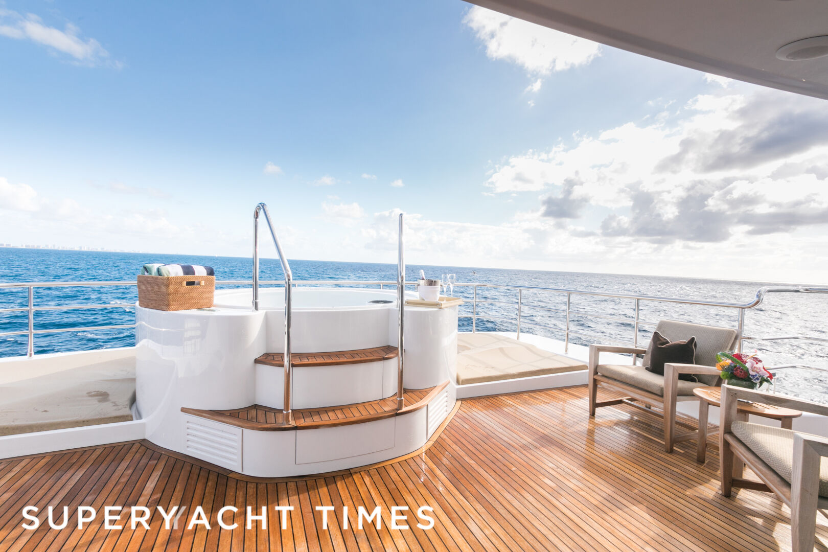 My Aurora yacht deck