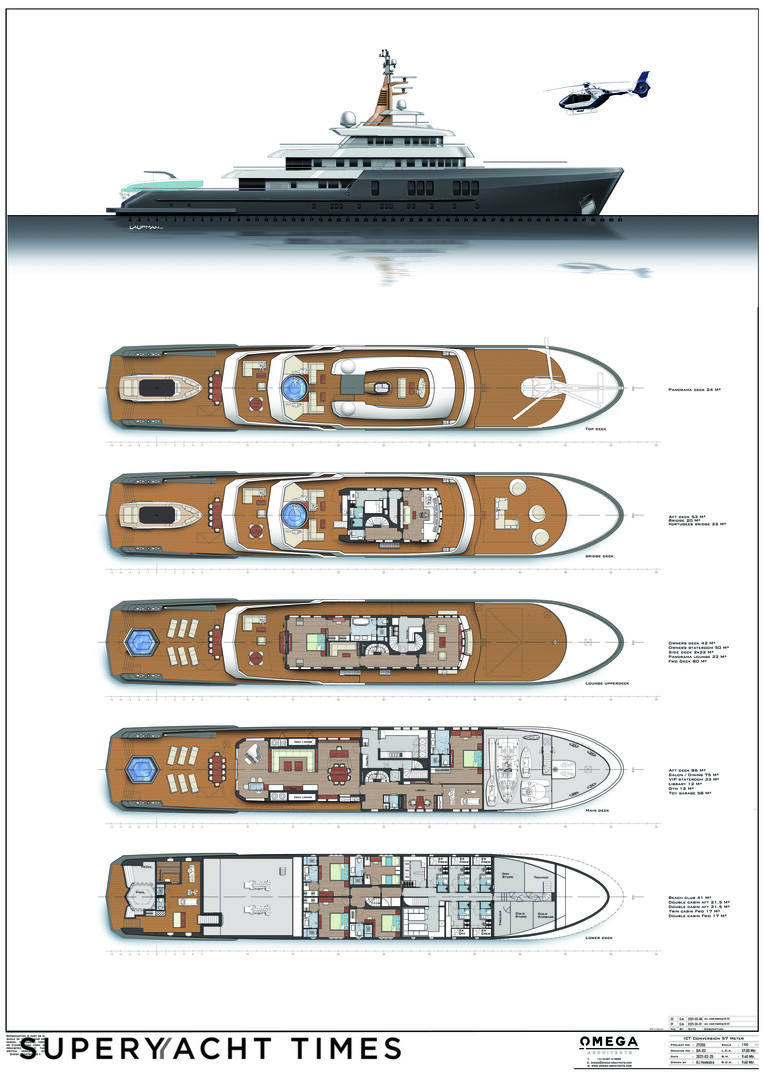 57m conversion superyacht Project Phoenix revitalised