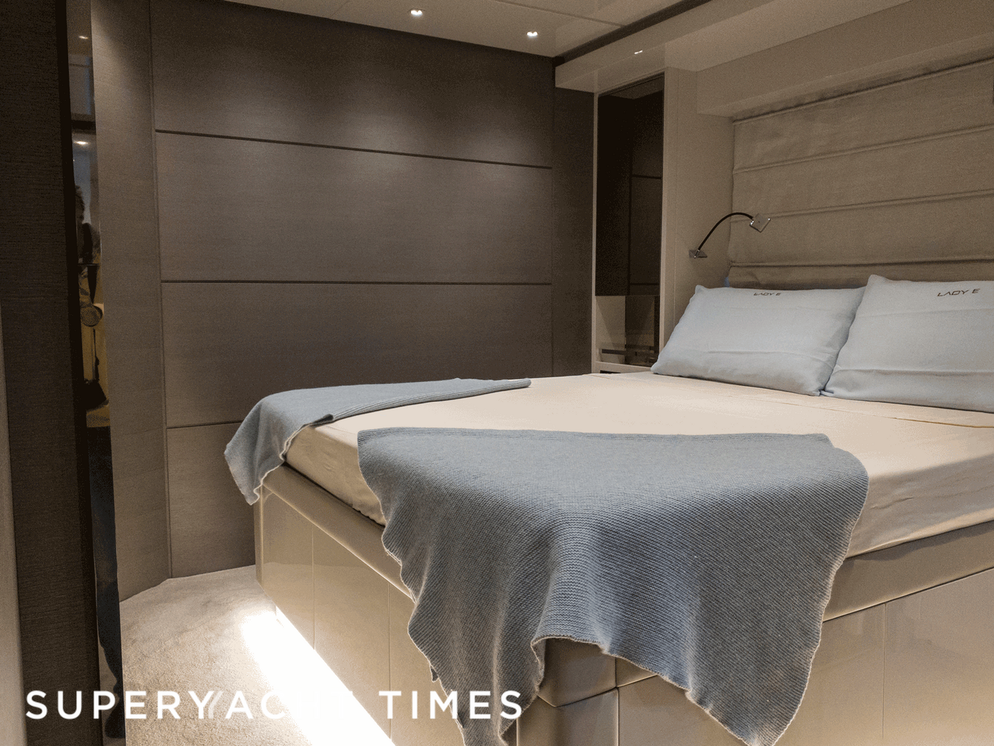 Lady E yacht stateroom