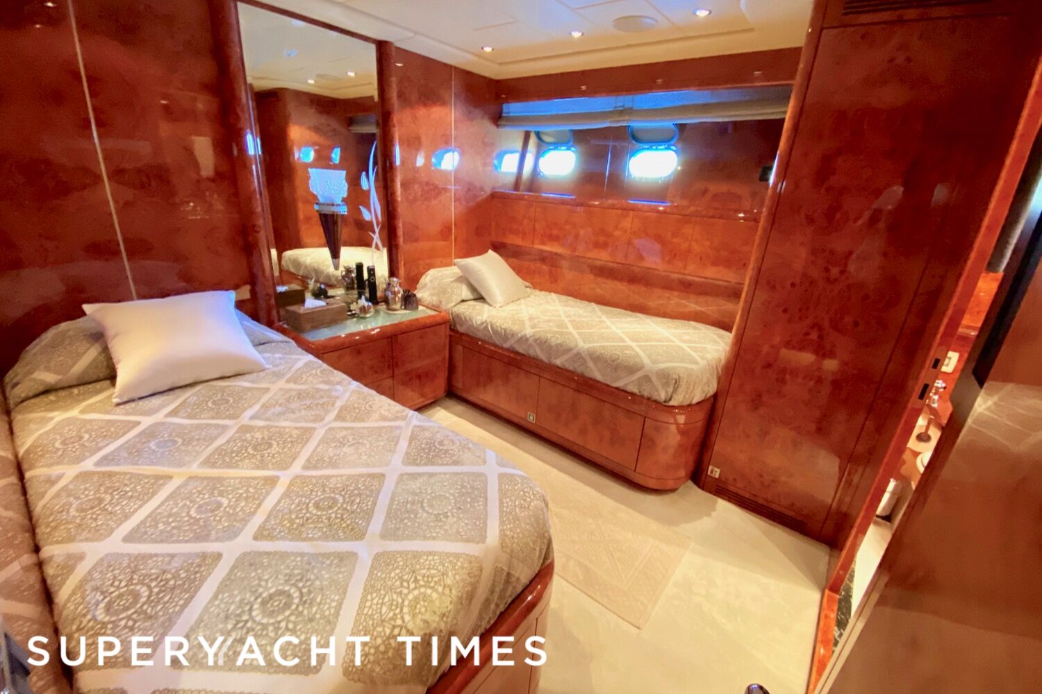 Overmarine’s 33m Mangusta 108 series motor yacht Splendida for sale