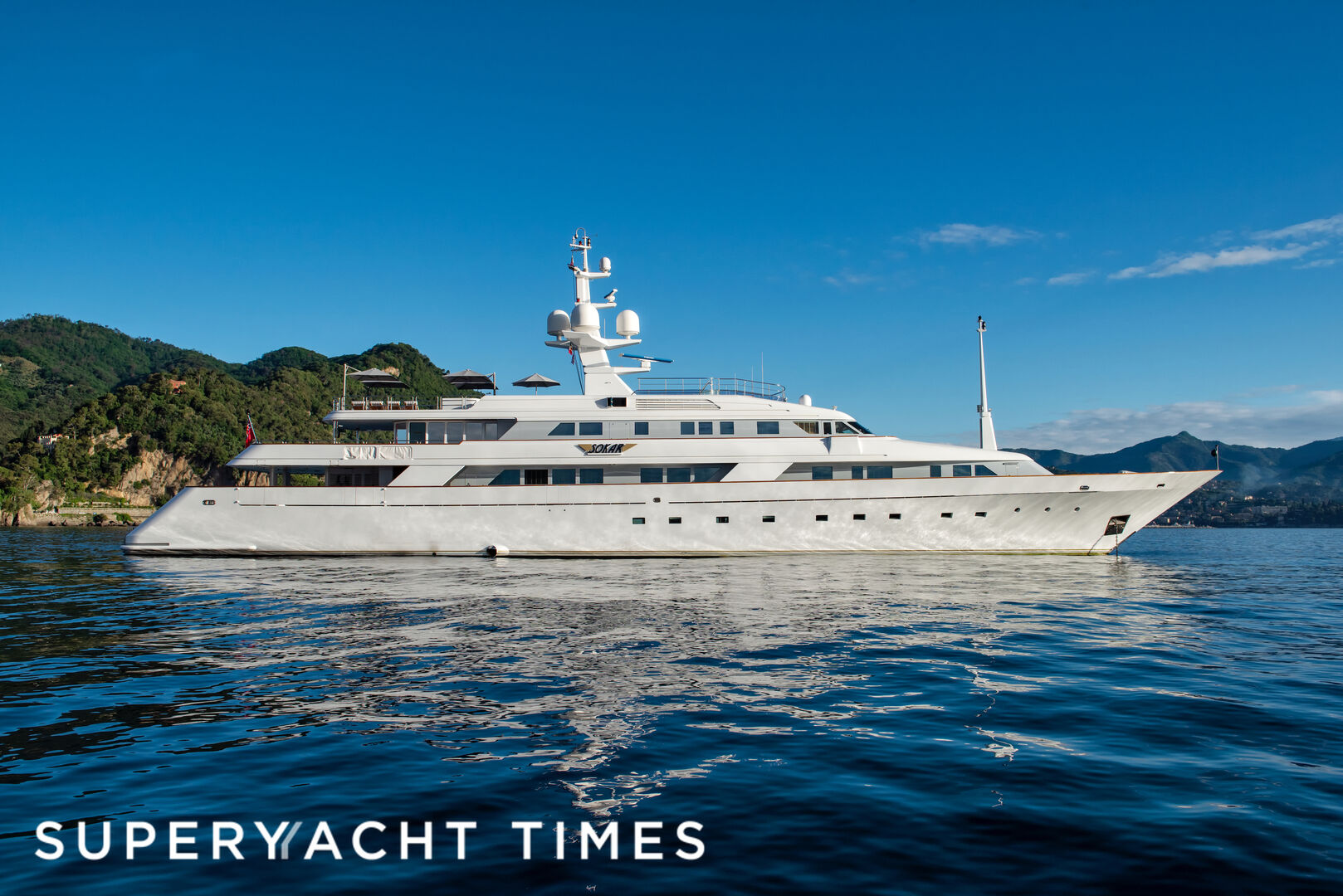 Sokar yacht anchored 