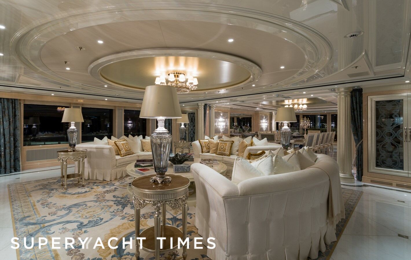 Plvs Vltra yacht saloon