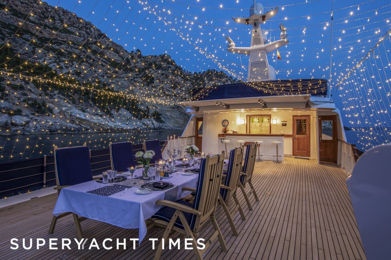 Monaco yacht flybridge