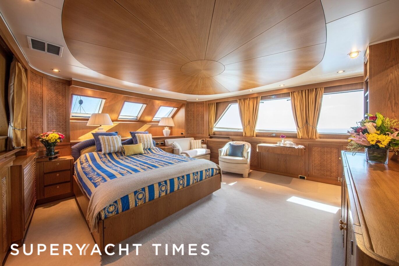 Monaco yacht stateroom