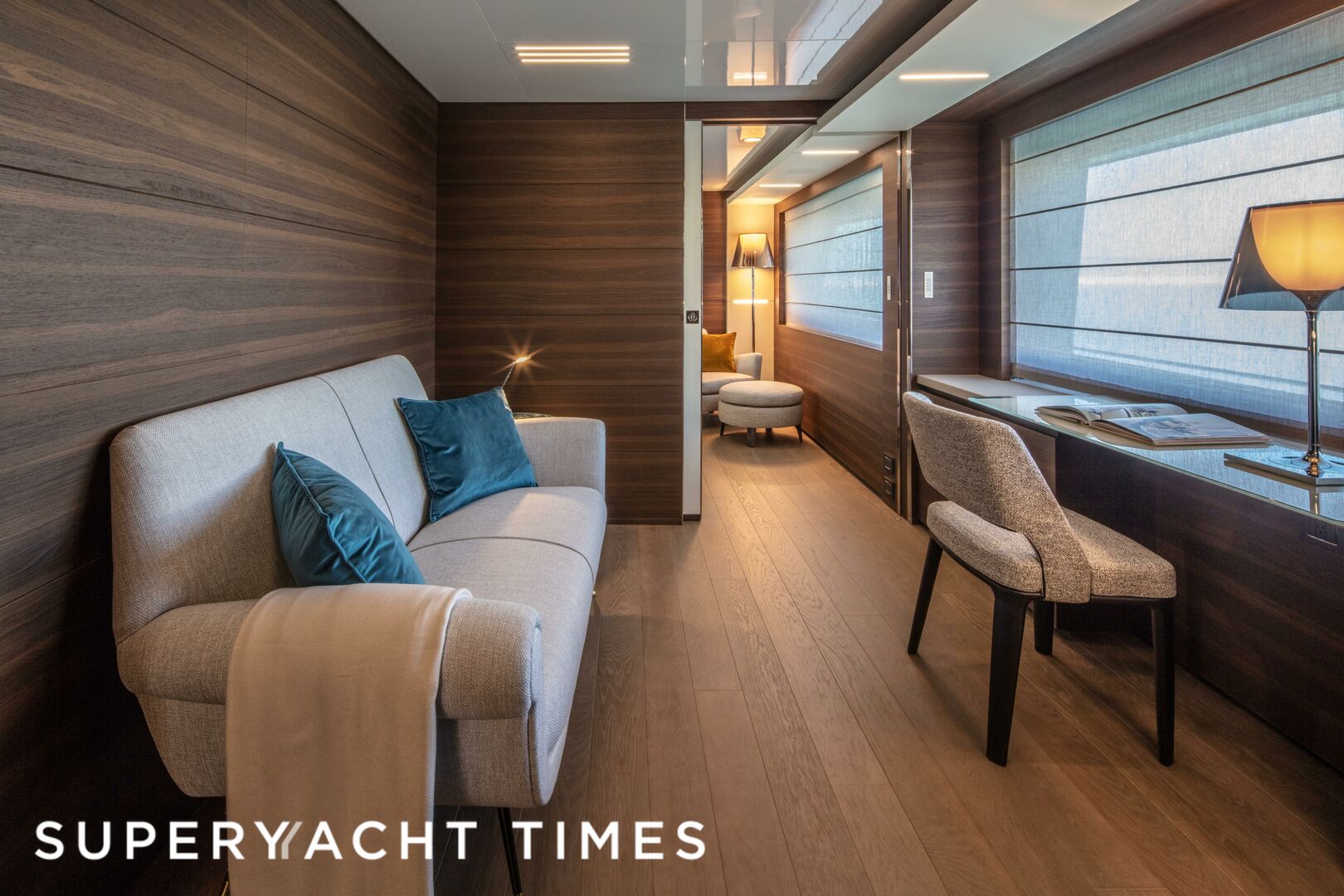 Marea yacht owner's study