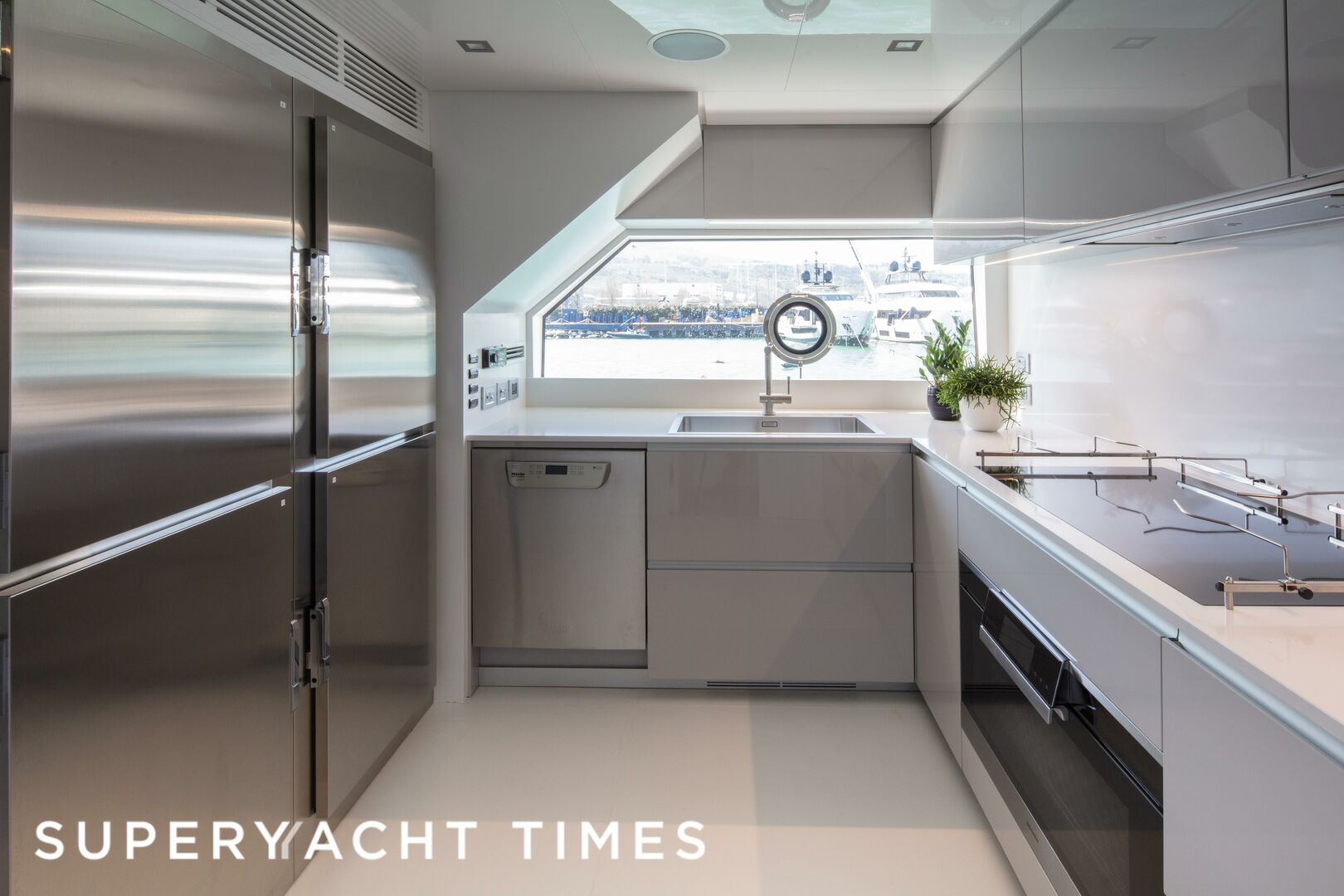 Marea yacht galley