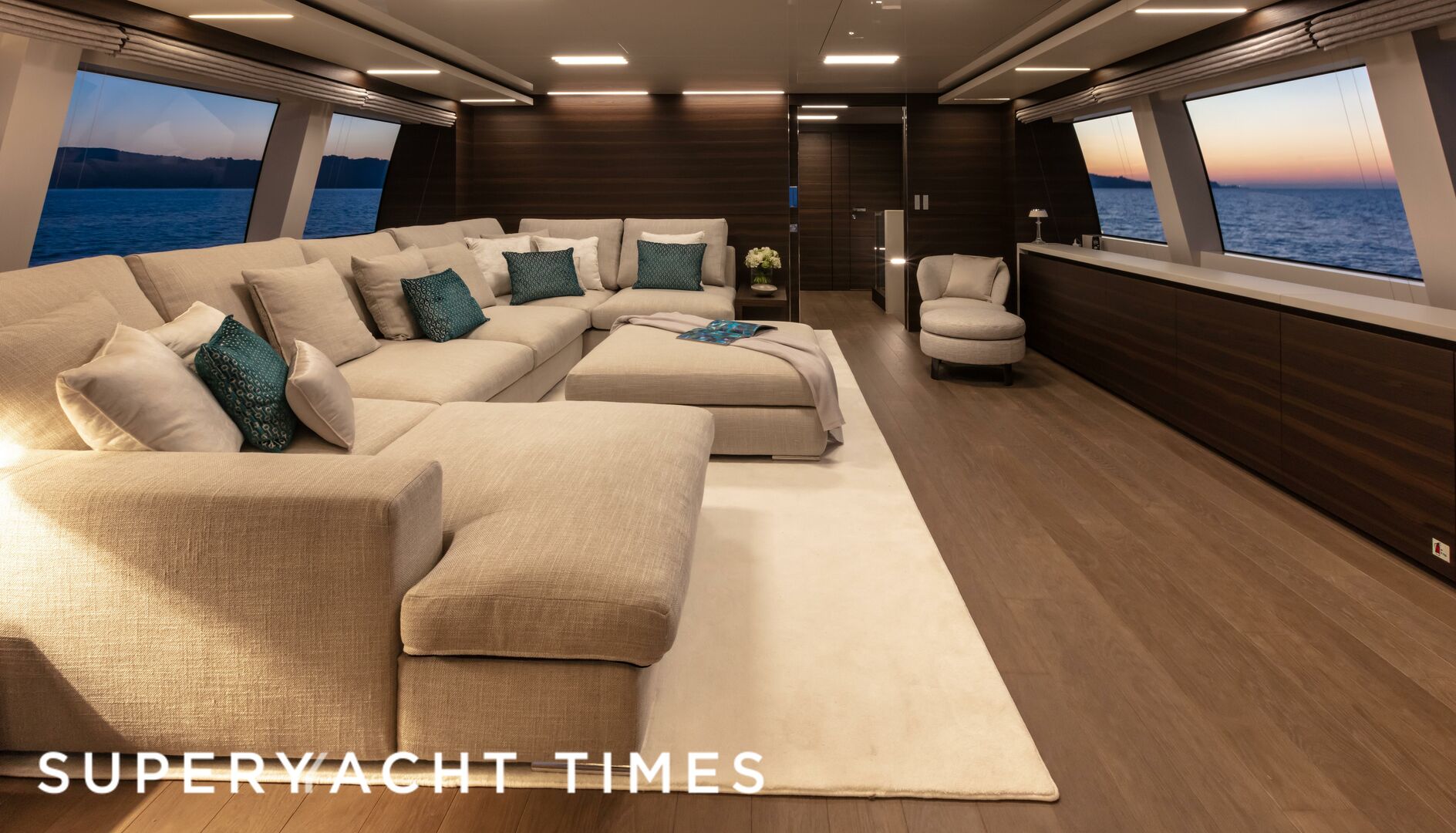 Marea yacht saloon