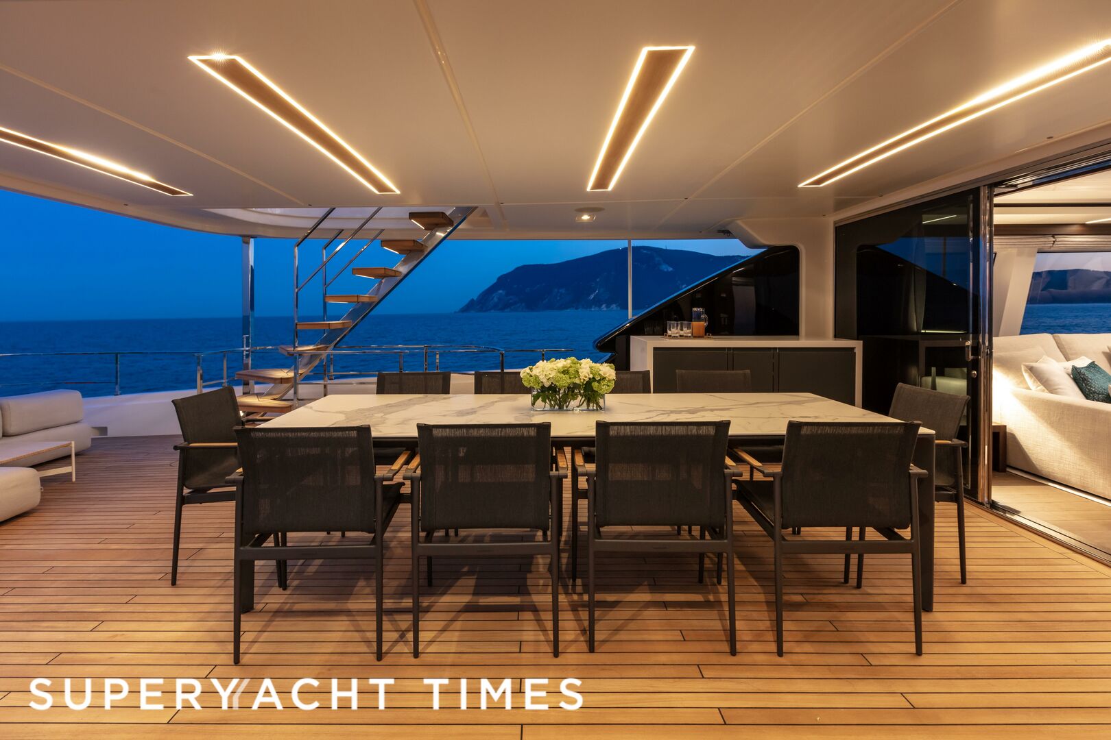 Marea yacht deck