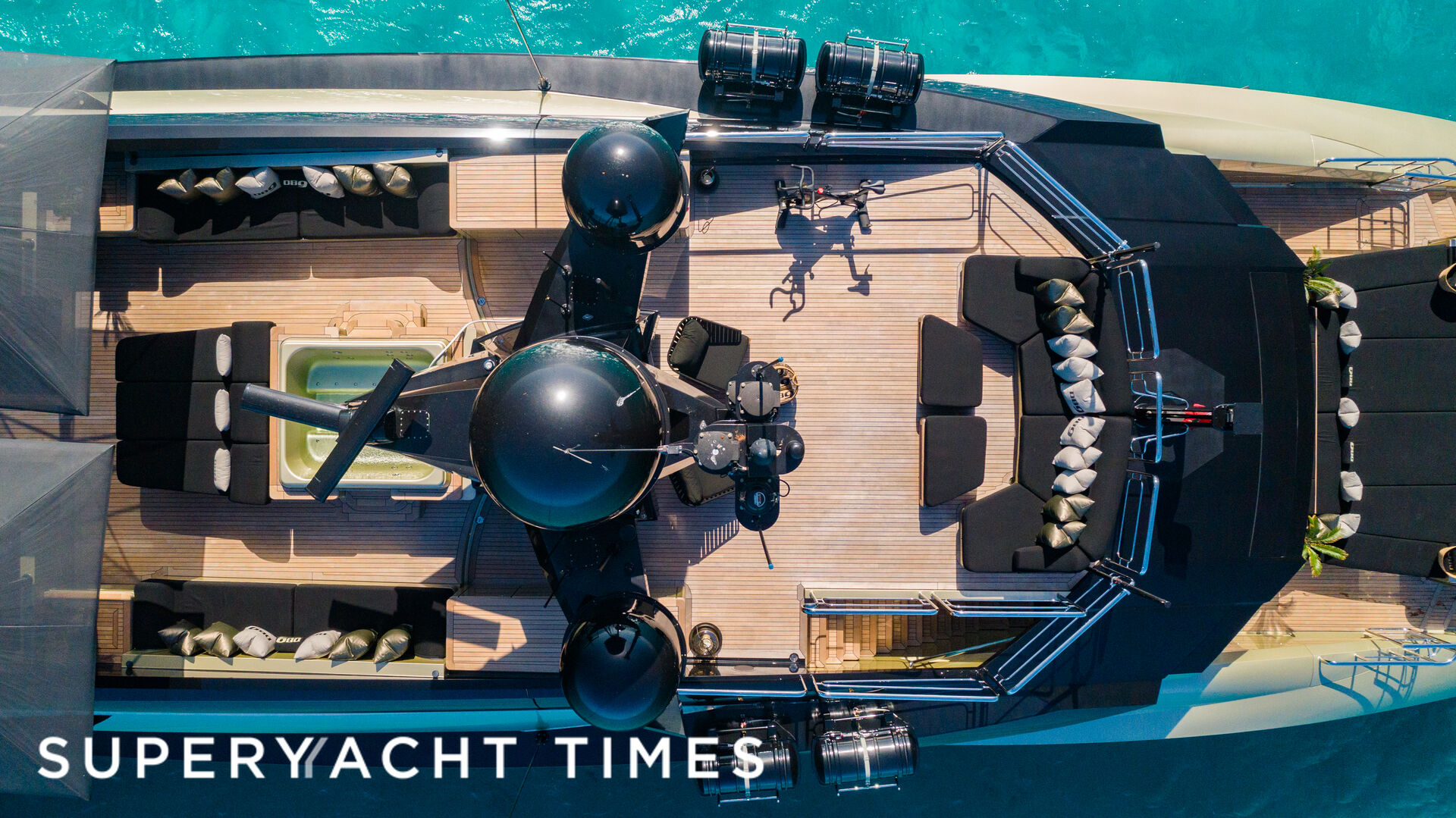 DB9 yacht deck
