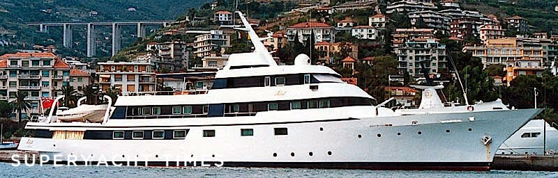 Adel XIII yacht anchored 