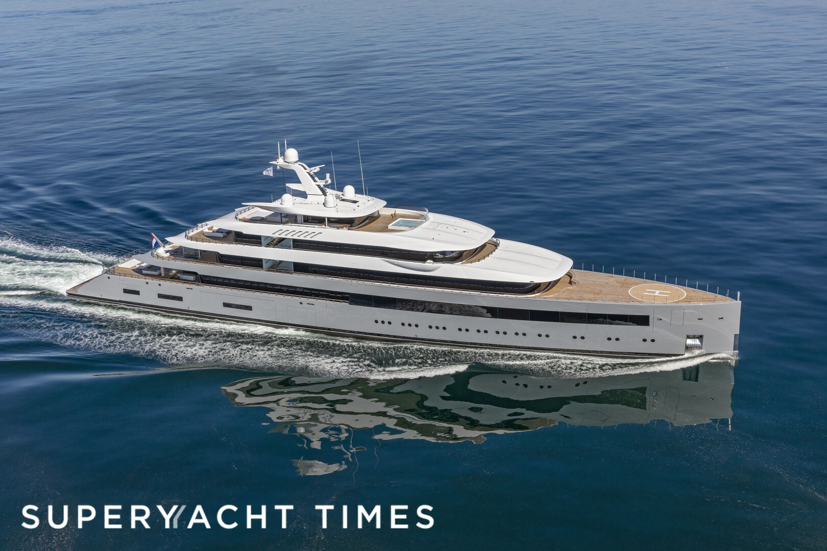 Moonrise yacht on sea trials