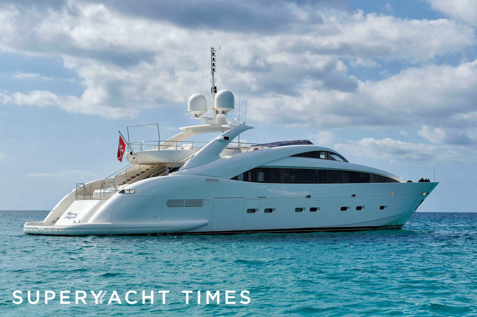 Whispering Angel yacht at anchor