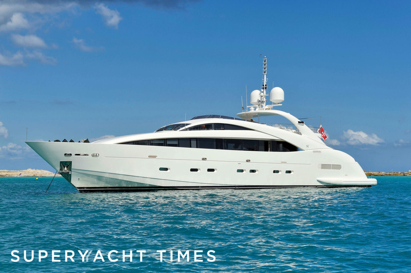 Whispering Angel yacht at anchor